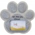 Paw Print Pet Tombstone Cat Memorial Stone Garden Realistic Resin Dog Paw Print Memorial Stone Indoor Outdoor Dog Cat Photo Frame Loss Of Pet Sympathy Gift dog 