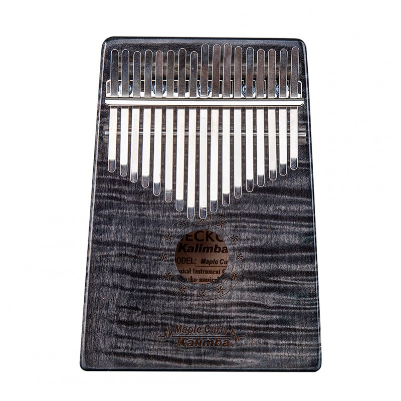 17 Key Wooden Thumb Piano Kalimba in C Music Instrument Toy Gift Portable Sunset color