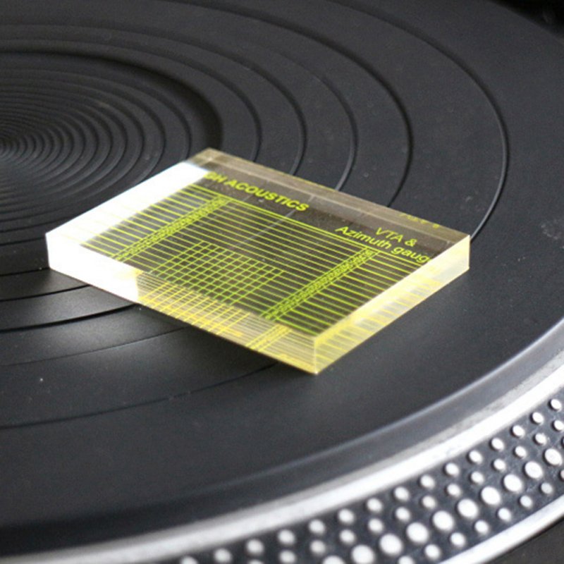 VTA Balance Azimuth Adjustment Ruler Hd Vinyl Record Player Measuring Cartridge Tone Arm Azimuth Ruler 
