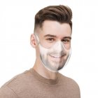 Pc Mask Anti-splash High-definition Transparent Protective Mask Transparent