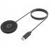 Pd type c Wireless Fast Charging Base Charger Adapter for Samsung Watch5 Pro 4 3 S2 S3 S4 Black