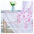 Peach Blossom Print Window Curtain for Living Room Bedroom Translucent Curtain Purple peach terry 1   2 meters high