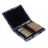 Peach Wood Reeds Case Clarinet Reed Container Box for 6pcs Reeds  blue