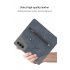 Pen Slot Mobile Phone  Cover All inclusive Creative Magic Sticker Leather Flip Folding Protective Case Compatible For Zfold3 w22 Lychee pattern