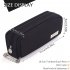 Pencil Case Large Pencil Pouch Big Capacity Pencil Bag Makeup Bag Canvas Stationery Box Cosmetic Bag 341 black