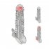 Penis Covers Extender Men s Condoms Crystal Penis Condoms Finger Cock Ring Adult Sex Toy For Sex Male Longer Lasting Double Shock