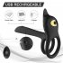Penis Vibrator Masturbator With 10 Speeds Sex Machine Penis Delay Trainer Vibrating Cock Ring Couples Sex Toys black