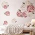 Peony Flower Series Pattern Wall Art Sticker for Home Living Room Bedroom Decor Light pink B 