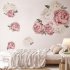 Peony Flower Series Pattern Wall Art Sticker for Home Living Room Bedroom Decor