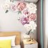 Peony Flowers Pattern Wall Sticker Art Decal for Home Living Room Bedroom Decor FX63004