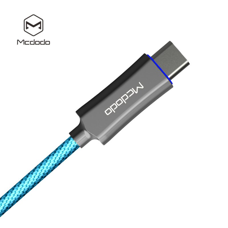 MCDODO Knight Charge USB Cable - 1m, Blue