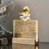 Periodic Table With Light  Acrylic Periodic Table Ornaments With 83 Kinds Of Real Elements And Wooden Stand  Home Decor For Science Lovers Students Gifts Built 