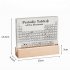 Periodic Table With Light  Acrylic Periodic Table Ornaments With 83 Kinds Of Real Elements And Wooden Stand  Home Decor For Science Lovers Students Gifts Printi