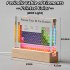 Periodic Table With Light  Acrylic Periodic Table Ornaments With 83 Kinds Of Real Elements And Wooden Stand  Home Decor For Science Lovers Students Gifts Printi