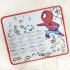 Personalized Rectangle Mouse Pad Cartoon Character Calendar Rubber Mousepad