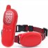 Pet Anti Bark Collar Waterproof Wireless Remote Control Electric Training Collar for Small Medium Large Dogs Orange