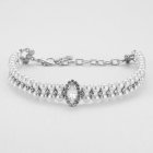 Pet Artificial Pearl Necklace Animals Jewelry Collars Pendants Pet Supplies For Small Medium Cats Dogs M: 23.5CM+6CM