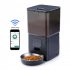 Pet Automatic Feeder 6L Large Capacity Customize Feeding Plan Dry Food Dispenser with Stainless Steel Bowls WIFI US Plug