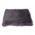 Pet Autumn Winter Dog Nest Warm Mattress Cat Sleeping Pad Long Blanket Dark gray L 105 90