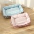 Pet Bed Cold Pad Ice Silk Mat Stripe Dog Kennel Cushion for Medium Small Dogs Cats Sleeping Nest