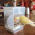 Pet Bird Anti slip Acrylic Automatic Food Box Parrot Manger Pet Supplies