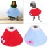 Pet Bird Cloak Collar Parrot Protection Cone Neck Recovery Anti Bite Clothes blue L