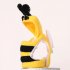 Pet Birds Bee Shaped Hoodies Cosplay Outfit Dress Up Clothes For Parrots African Greys Parakeet Cockatiel Sun Conure Finch Budgie Size M  bust 10cm 
