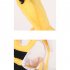 Pet Birds Bee Shaped Hoodies Cosplay Outfit Dress Up Clothes For Parrots African Greys Parakeet Cockatiel Sun Conure Finch Budgie Size M  bust 10cm 