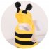 Pet Birds Bee Shaped Hoodies Cosplay Outfit Dress Up Clothes For Parrots African Greys Parakeet Cockatiel Sun Conure Finch Budgie Size M  bust 10cm 