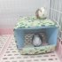 Pet Bottomless Cotton Nest Small Pet Hidden House Shelter Sleeping Bed For Rabbit Hedgehog Guinea Pig avocado 30 x 25 x 19
