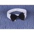 Pet Bow Tie Cotton Collar for Puppy Dog Cats Cosplay Costume Accessaries white L