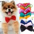 Pet Bow Tie for Dogs Cats Costume Accessories Random Color Random Color L