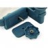 Pet Cage Hanging Water Dispenser 13cm Diameter Large Capacity Automatic Drinking Water Bowls Dog Cat Supplies Blue