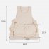 Pet Carrier Bag Holding Apron Double Layer Pocket Small Cat Dogs Hanging Chest Bag For Indoors Outdoor Travel White