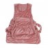 Pet Carrier Bag Holding Apron Double Layer Pocket Small Cat Dogs Hanging Chest Bag For Indoors Outdoor Travel White