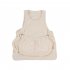 Pet Carrier Bag Holding Apron Double Layer Pocket Small Cat Dogs Hanging Chest Bag For Indoors Outdoor Travel White
