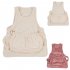 Pet Carrier Bag Holding Apron Double Layer Pocket Small Cat Dogs Hanging Chest Bag For Indoors Outdoor Travel White