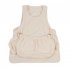 Pet Carrier Bag Holding Apron Double Layer Pocket Small Cat Dogs Hanging Chest Bag For Indoors Outdoor Travel White