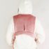 Pet Carrier Bag Holding Apron Double Layer Pocket Small Cat Dogs Hanging Chest Bag For Indoors Outdoor Travel White