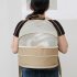 Pet Carrier Bag Transparent Breathable Expandable Backpack Outdoor Travel Products for Small Dogs Cats Brown