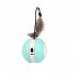Pet Cat Automatic Moving Ball Toys With Feathers Accessories Usb Rechargeable Luminous Sounding Ball For Indoor Cats green white green hard shell The product di