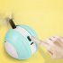 Pet Cat Automatic Moving Ball Toys With Feathers Accessories Usb Rechargeable Luminous Sounding Ball For Indoor Cats green white green hard shell The product di