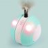 Pet Cat Automatic Moving Ball Toys With Feathers Accessories Usb Rechargeable Luminous Sounding Ball For Indoor Cats green white green hard shell The product di