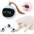 Pet Cat Ball Toys Electric Intelligent Automatic Interactive Usb Rechargeable Kitten Exercise Toys blue