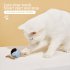 Pet Cat Ball Toys Electric Intelligent Automatic Interactive Usb Rechargeable Kitten Exercise Toys yellow
