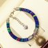Pet Cat Decorative Collar Ethnic Style Hand woven Cotton Rope Pet Dog Necklace Pet Neck Accessories With Bell red M