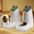Pet Cat Dog Automatic Water Dispenser Large capacity Pet Feeder Food Basin Water Bowl Pet Supplies water dispenser gray black