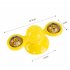 Pet  Cat  Dog  Toy Turntable Windmill Ball Spinning Funny Interactive Pet Massage Toys Spinning windmill toy yellow