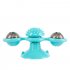 Pet  Cat  Dog  Toy Turntable Windmill Ball Spinning Funny Interactive Pet Massage Toys Spinning windmill toy yellow