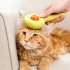 Pet Cat Donut Hair Removal Comb Anti pain Cleaning Brush Hair Tools Pet Supplies For Shedding Grooming White